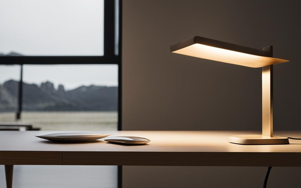 Energy-efficient desk lamp