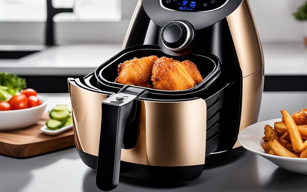 Air Fryer Cooking with Hot Air