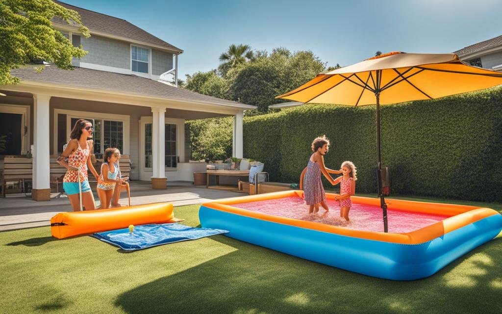 Inflatable Pool Setup