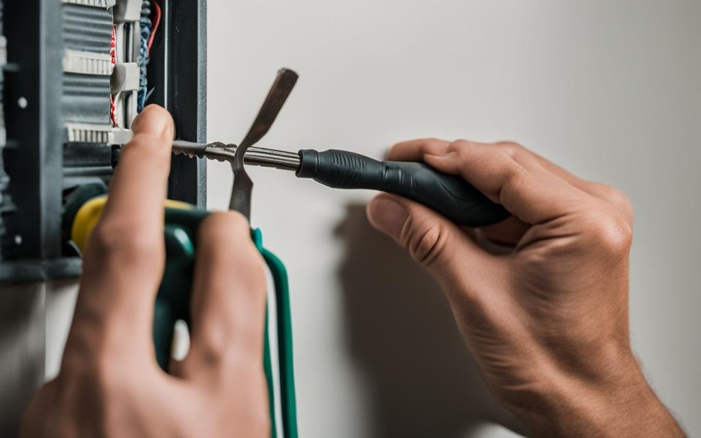 Installing wall lights