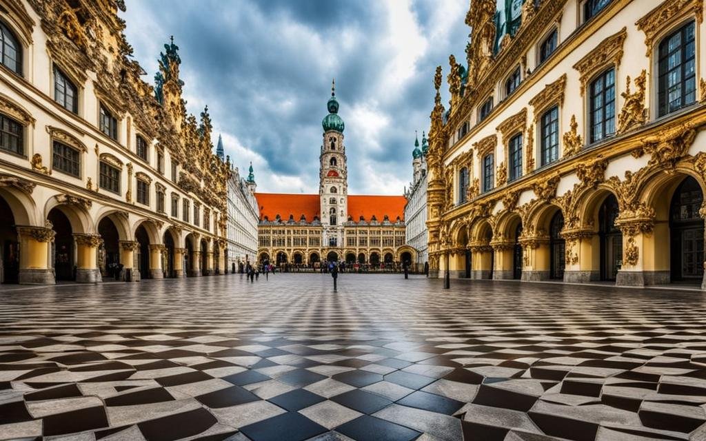 Marienplatz and Nymphenburg Palace