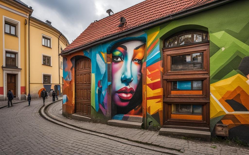 Street art in Warsaw