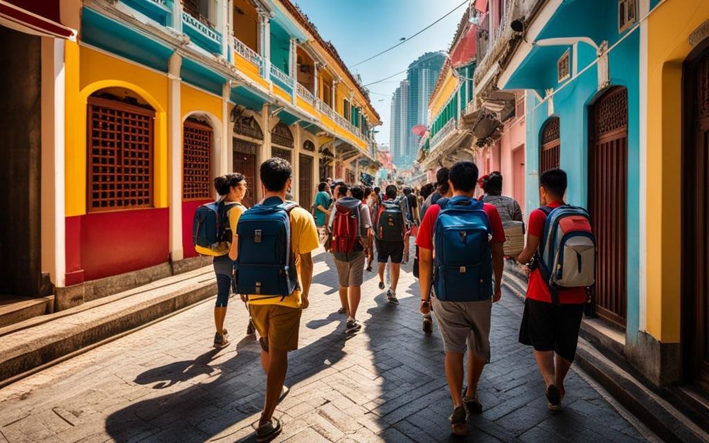 exploring Macau on foot