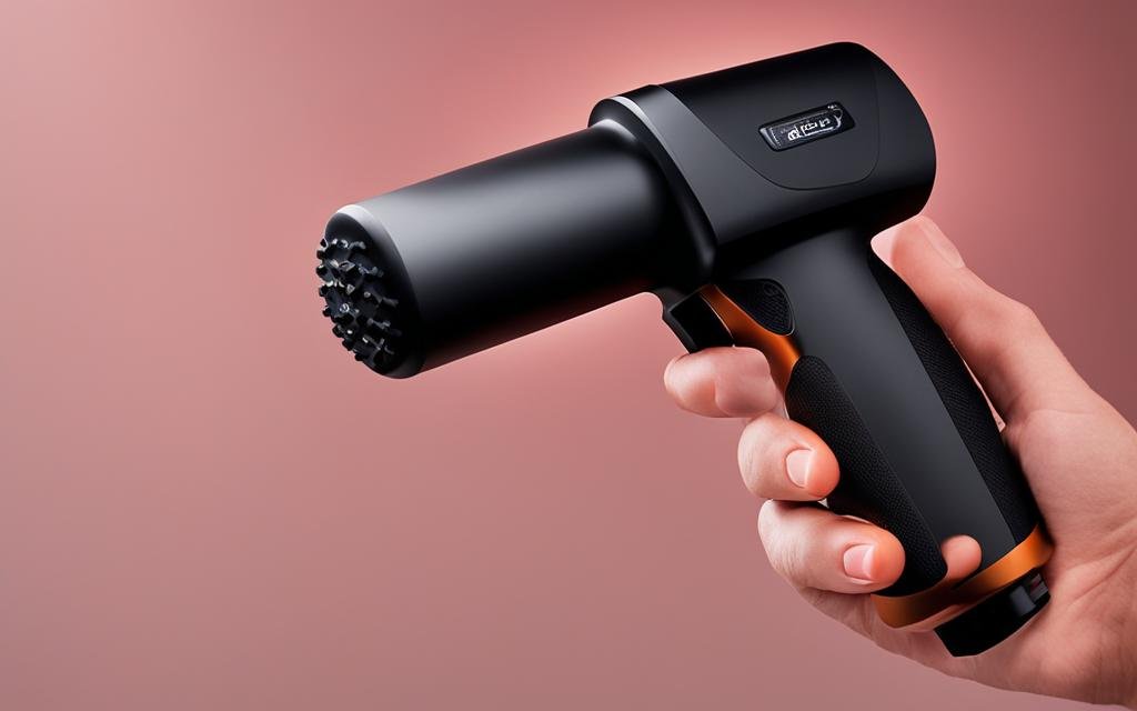 massage gun intensity