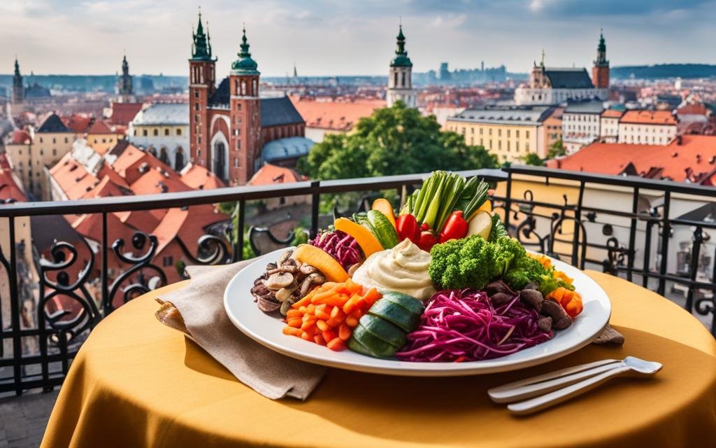 vegetarian and vegan options in Krakow