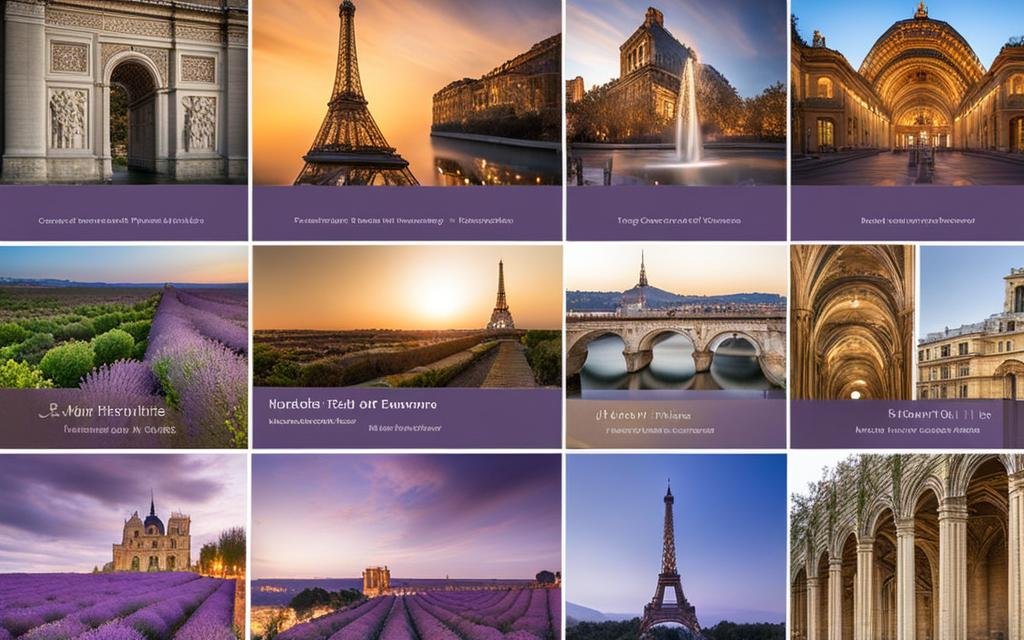 Popular attractions in France